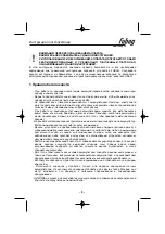 Предварительный просмотр 11 страницы Fubag COLD START 300/12 Operator'S Manual