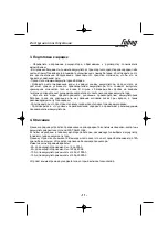 Предварительный просмотр 13 страницы Fubag COLD START 300/12 Operator'S Manual