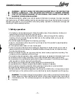 Предварительный просмотр 2 страницы Fubag IRMIG 140 Operator'S Manual