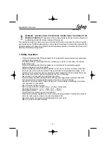 Preview for 2 page of Fubag Optima 11 Operator'S Manual