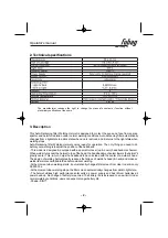 Preview for 3 page of Fubag Optima 11 Operator'S Manual