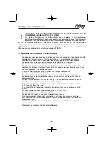 Preview for 9 page of Fubag Optima 11 Operator'S Manual