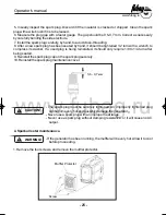 Предварительный просмотр 26 страницы Fubag TI1000 Operator'S Manual