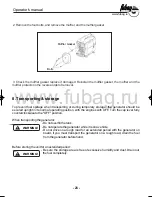 Предварительный просмотр 27 страницы Fubag TI1000 Operator'S Manual