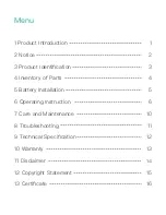 Preview for 2 page of Fudakang Earmo Manual