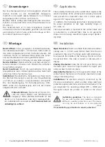 Предварительный просмотр 2 страницы FuehlerSysteme FS3060 Operating Manual