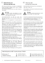 Предварительный просмотр 8 страницы FuehlerSysteme FS3060 Operating Manual