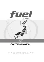 Preview for 1 page of Fuel Fitness Elliptical FE46 Owner'S Manual