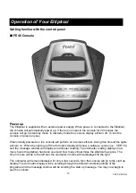 Preview for 16 page of Fuel Fitness Elliptical FE46 Owner'S Manual