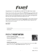 Preview for 3 page of Fuel Fitness FE48 ELLIPTICAL Owner'S Manual