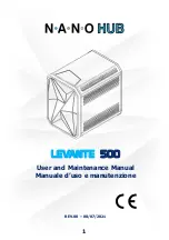 Fuel NANO HUB LEVANTE 500 User And Maintenance Manual preview