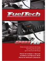 FuelTech SparkPro Installation And Operation Manual предпросмотр