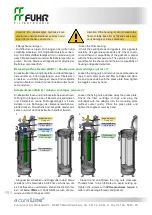 Preview for 7 page of FUHR acuraLine 5FWK-A2 Series Operating Manual