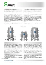 Предварительный просмотр 5 страницы FUHR acuraLine F12 Series Operating Manual