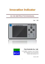 FUJI CONTROLS IN-100 Instruction Manual preview