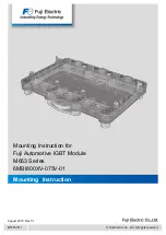 Fuji Electric 6MBI800XV-075V-01 Mounting Instruction preview