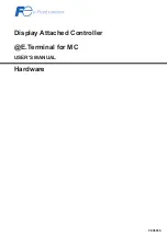 Fuji Electric @E.Terminal for MC Hardware User Manual preview