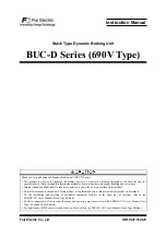 Fuji Electric BUC S-69D Instruction Manual preview