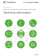Preview for 1 page of Fuji Electric BW1000RAE Technical Information