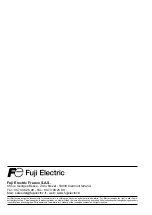 Предварительный просмотр 120 страницы Fuji Electric FCX-AII-VG Series Instruction Manual