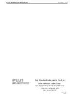 Preview for 12 page of Fuji Electric FD5000 series Instruction Manual