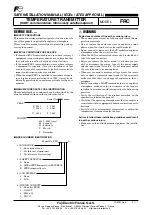 Fuji Electric FRC Installation Manual preview