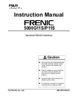 Fuji Electric frenic 5000g11s Instruction Manual предпросмотр