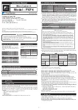 Fuji Electric Micro Control X Series Instruction Manual preview