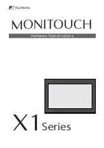 Preview for 1 page of Fuji Electric MONITOUCH X1 Series Hardware Specifications