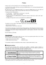 Preview for 3 page of Fuji Electric OPC-E1-CCL Instruction Manual