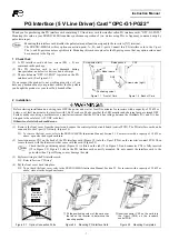 Предварительный просмотр 7 страницы Fuji Electric OPC-G1-PG22 Instruction Manual