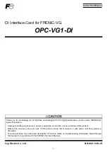 Preview for 9 page of Fuji Electric OPC-VG1-DI Instruction Manual