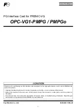 Preview for 9 page of Fuji Electric OPC-VG1-PMPG Instruction Manual