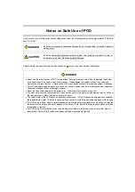 Preview for 4 page of Fuji Electric POD UG Series User Manual