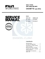 Предварительный просмотр 1 страницы Fuji Electric RC-30FA Service Manual