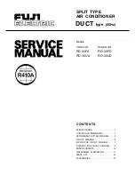 Fuji Electric RD-30FA Service Manual preview