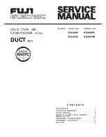 Preview for 1 page of Fuji Electric RD-90EC Service Manual