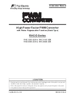 Fuji Electric RHC132S-4DE Instruction Manual предпросмотр