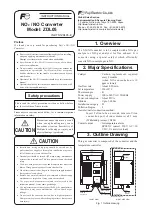 Предварительный просмотр 1 страницы Fuji Electric ZDL05 Quick Start Manual