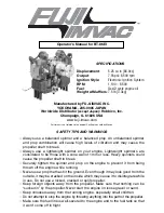 Fuji Imvac BT-86EI Operator'S Manual preview