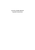 Preview for 1 page of Fuji Xerox ApeosPort-II C2200 Function Manual