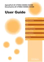Fuji Xerox ApeosPort-II C5400 User Manual preview