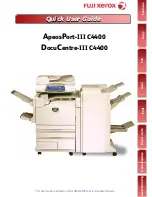 Fuji Xerox ApeosPort-III C4400 Quick User Manual preview