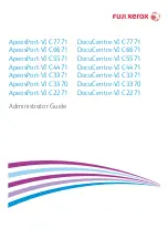 Preview for 1 page of Fuji Xerox apeosport-iv C3370 Administrator'S Manual