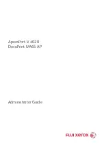 Preview for 1 page of Fuji Xerox ApeosPort-V 4020 Administrator'S Manual