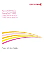 Fuji Xerox ApeosPort-V 4070 Administrator'S Manual preview