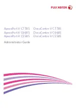 Fuji Xerox ApeosPort-V C5580 Administrator'S Manual preview