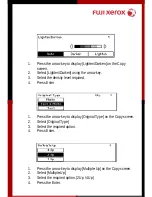 Preview for 7 page of Fuji Xerox DC 156 Quick Manual