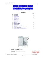 Fuji Xerox DC451 Quick Reference Manual предпросмотр