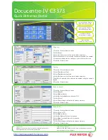 Preview for 1 page of Fuji Xerox DocuCentre-IV C3373 Quick Reference Manual